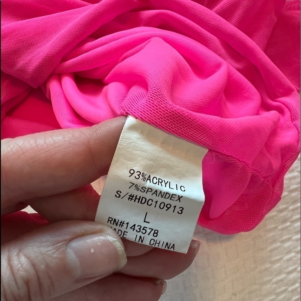 Hot & Delicious Pink Mesh Crop Top - Picture 15 of 15